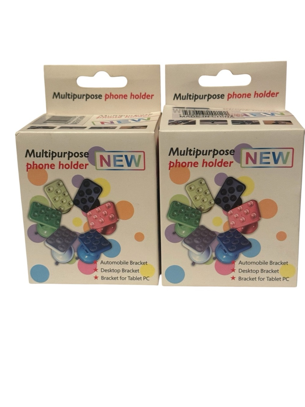 Multipurpose Phone Holder - Assorted Colors 2-Pack